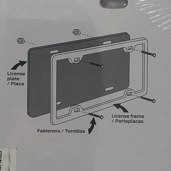 Pilot Automotive LP-021B Stainless Steel Official Ford 3D License Plate Sealed - Picture 6 of 6